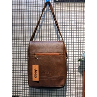 Jeep Ultra Sporty Messenger Sling Bag For Multipurpose Use - Brown