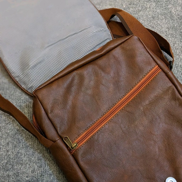 Jeep Ultra Sporty Messenger Sling Bag For Multipurpose Use - Brown