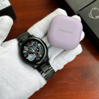 Most Awaited Budget Combo | Active 2 Premium Smartwatch And Buds 2 Pro Premium Earphone - Lavender