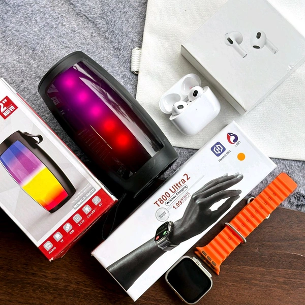 Most Awaited Budget Combo | T800 Ultra 2 Smartwatch, Link Bits Original Speaker and Budget Tws