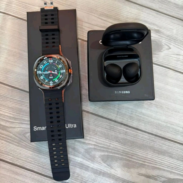 Most Awaited Budget Combo | Watch 7 Ultra Smartwatch With Wireless Buds 2 - SRM4