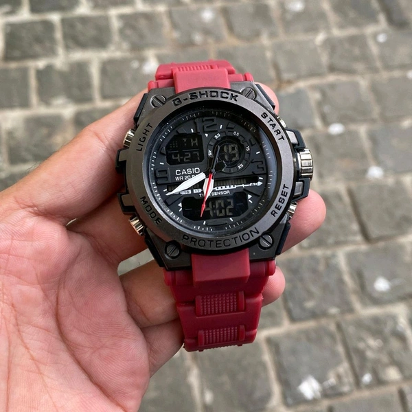 Most Demanded Analog And Digital Top Quality Watch With High Quality Strap Best Finishing Body & Case - SRG1