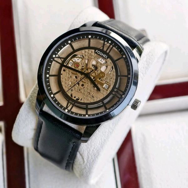 Most Demanded Foshel Analog Quartz Movement Watch With High Quality Strap Best finishing Body & Case - SRF1