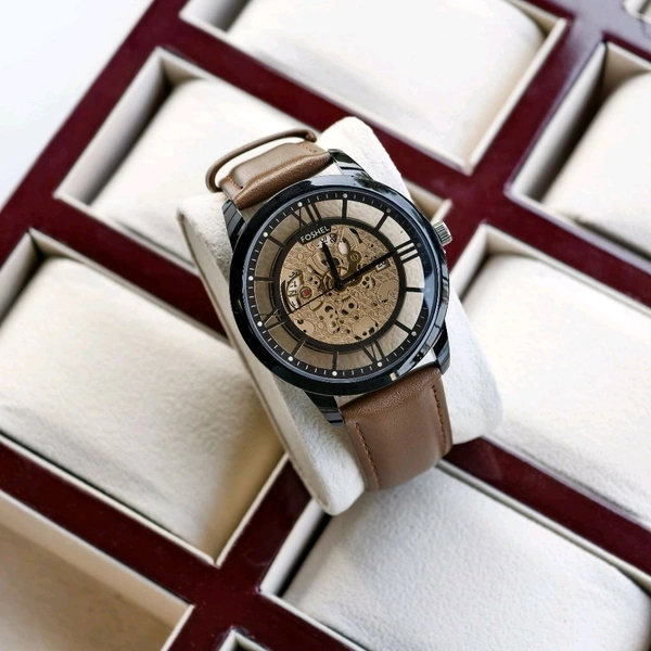 Most Demanded Foshel Analog Quartz Movement Watch With High Quality Strap Best finishing Body & Case - SRF3