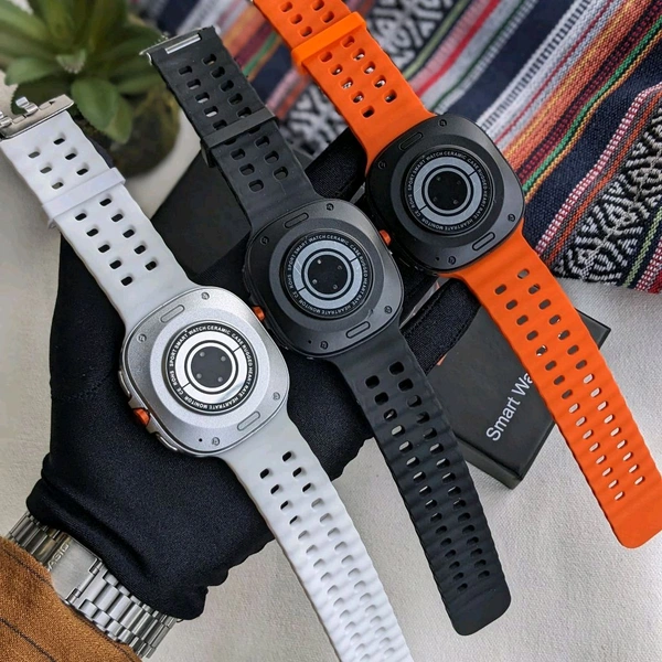 Most Demanding Ultra Budget Model, Watch 7 Ultra Smartwatch, Always On Display, On/Off Logo - Orange