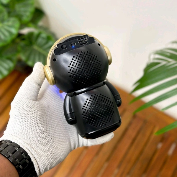 MZ M6 (PORTABLE BLUETOOTH SPEAKER) Dynamic Thunder Signature Sound 1200mAh Battery 6.8 W Bluetooth Speaker (Black, Stereo Channel) - Black