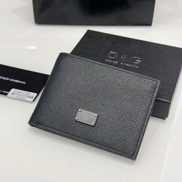 New High Quality Black Wallet With Brand Box, Card - With Carry Bag