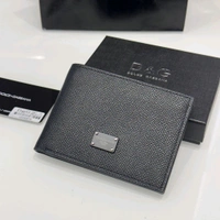 New High Quality Black Wallet With Brand Box, Card - With Carry Bag