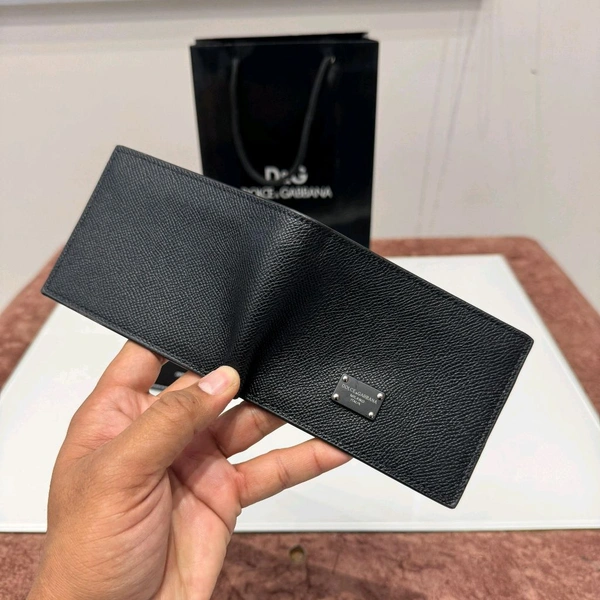 New High Quality Black Wallet With Brand Box, Card - With Carry Bag