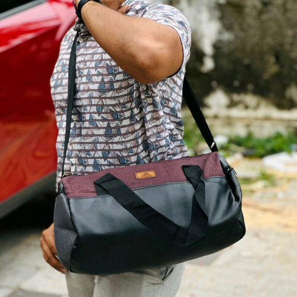 New Retro Small Round Bucket Bag Men And Women Casual Trend Single Backpack Pu Leather Shoulder Messenger Bag - SRB1