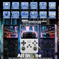 New World R36S Retro Handheld Video Game Console 3.5 inch Retro Handheld Video Games Consoles Built-in Rechargeable Battery Portable Style Preinstalled Hand Held Game Consoles (Multicolour)