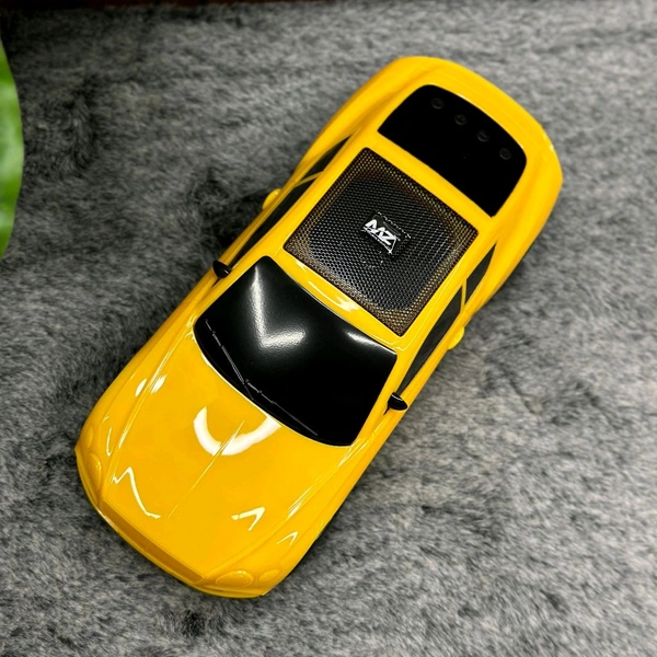 Original MZ S659 Portable Bluetooth Speaker Dynamic Thunder Sound Light Bluetooth Speaker Multicolor, Stereo Channel - Yellow