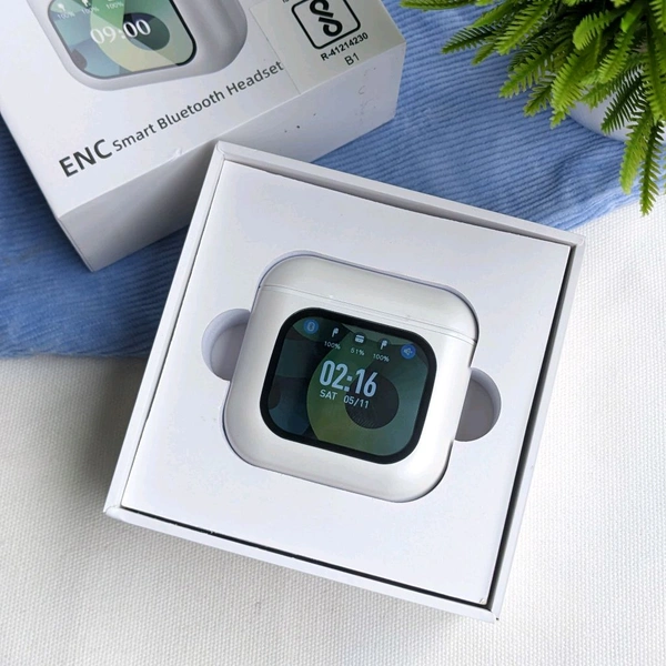 Original Snexian K1 Bluetooth Headset (Black, True Wireless) - White