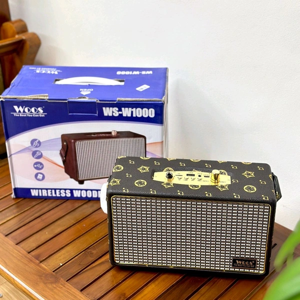 Original Trending speaker with dual wireless microphone 25 W Bluetooth Home Audio Speaker (Multicolor, 5.2 Channel) - SRWS1
