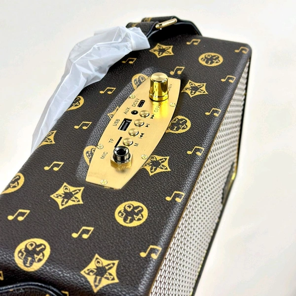 Original Trending speaker with dual wireless microphone 25 W Bluetooth Home Audio Speaker (Multicolor, 5.2 Channel) - SRWS1