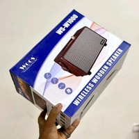 Original Trending speaker with dual wireless microphone 25 W Bluetooth Home Audio Speaker (Multicolor, 5.2 Channel) - SRWS2