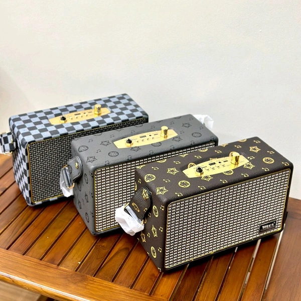 Original Trending speaker with dual wireless microphone 25 W Bluetooth Home Audio Speaker (Multicolor, 5.2 Channel) - SRWS3