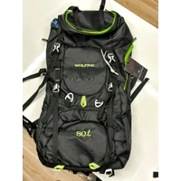 Original WOLFRIC Trekking Bag, 80 Liter Capacity, High End Quality Collection - Green