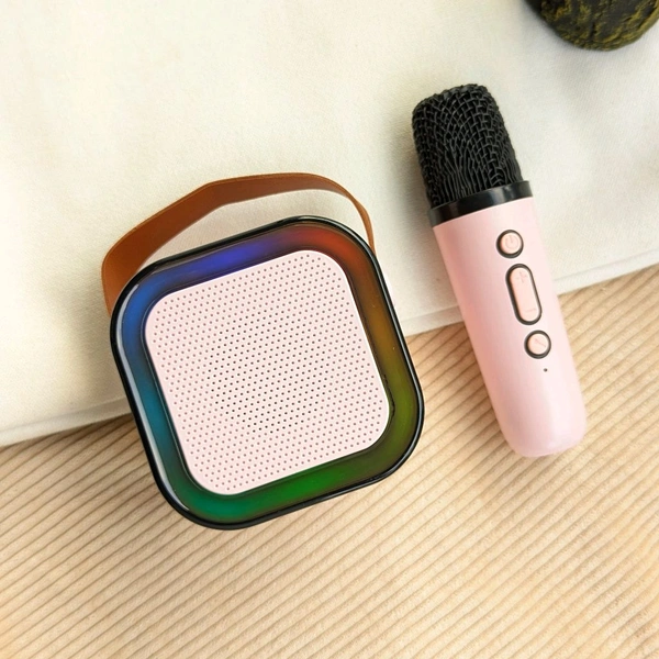 Portable Bluetooth Speaker Dynamic Thunder Sound With RGB Light Bluetooth Speaker Multicolour, Stereo Channel And Microphone Set - SRB1