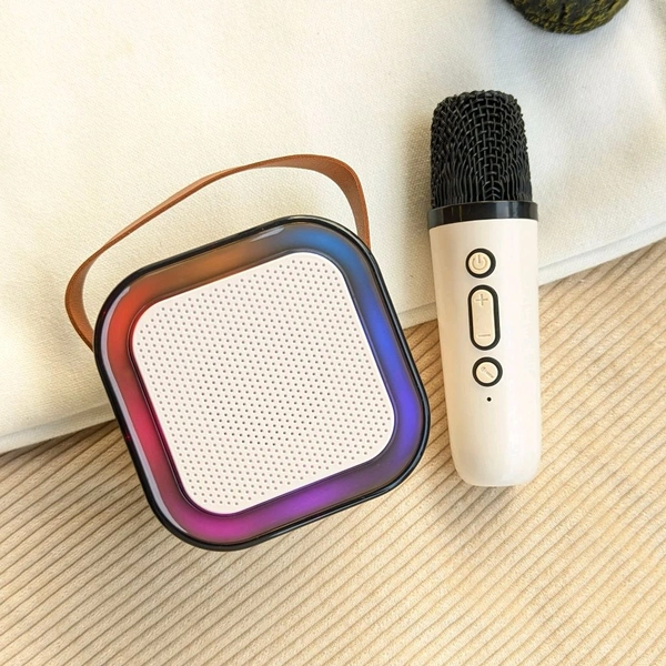 Portable Bluetooth Speaker Dynamic Thunder Sound With RGB Light Bluetooth Speaker Multicolour, Stereo Channel And Microphone Set - SRB2