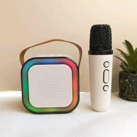 Portable Bluetooth Speaker Dynamic Thunder Sound With RGB Light Bluetooth Speaker Multicolour, Stereo Channel And Microphone Set - SRB2