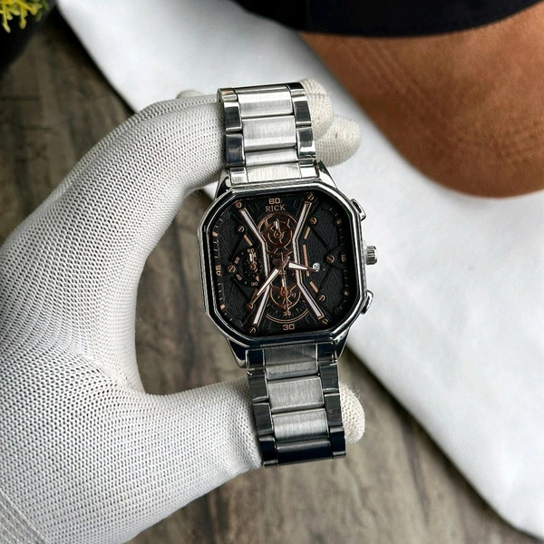 Rick Analog Quartz Movement Collection With High Quality Strap Best finishing Body & Case - SRF2