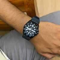 Seik0 Diver Watch Series Premium Collection With High Quality Strap Best Finishing Body & Case - Black