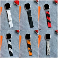 Series 8 Ultra 2 Special Edition Combo, 10 In 1 Best Quality Straps, Bluetooth Calling Support
