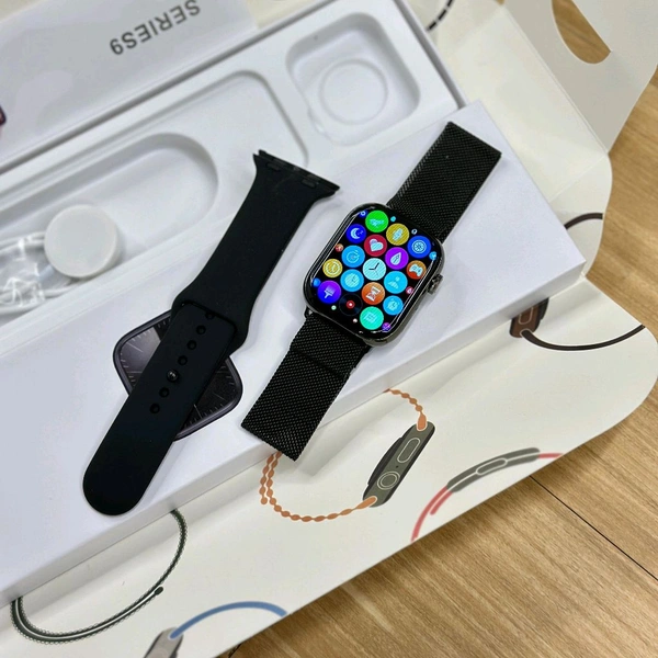 Series 9 Watch Logo On Off With Premium Ocean Belt Premium Original Packaging