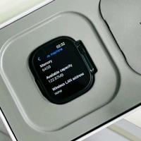 Smartwatch Ultra 2 – Black Edition With 64gb Storage, AirPods Connectivity, Original Style Logo, Real Screws, Strap Locks