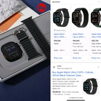 Smartwatch Ultra 2 – Black Edition With 64gb Storage, AirPods Connectivity, Original Style Logo, Real Screws, Strap Locks