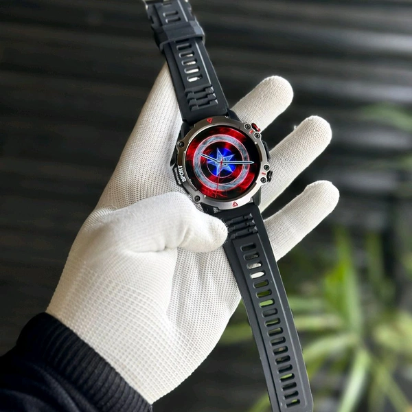 The Very First Time Avenger Edition Scroll Working Smooth Touch With Dynamic Round Amoled Screen And All Real Accurate Working Sensors