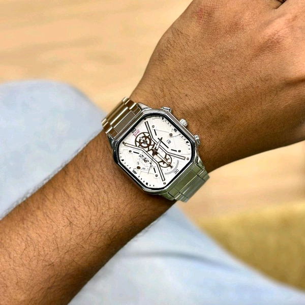 V9 Analog Quartz Movement Watch With High Quality Strap Best finishing Body & Case