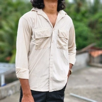 Velvet Double Pocket Premium Quality Shirt - M