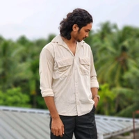 Velvet Double Pocket Premium Quality Shirt - XXL