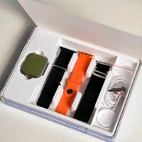 WS10A Ultra Android Smart Watch 360° Camera Rotating, RAM 8 GB Storage 128GB | 3 Straps With Accessories