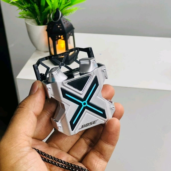 Z27 High Quality Wireless Earbuds With Neck Chain | Metal Body | V5.3 Bluetooth With High Sound Quality