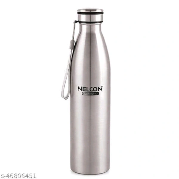 Nelcon Fancy/Attractive Stainless Steel Water Bottles,For Travel/Hiking,For Him/Her,Pack Of 01,750Ml