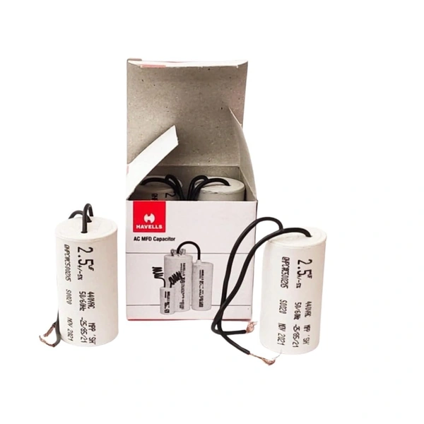 HAVELLS 2.5 Mfd Capacitor For All Ceiling Fans And Table Fans (Pack Of 4)