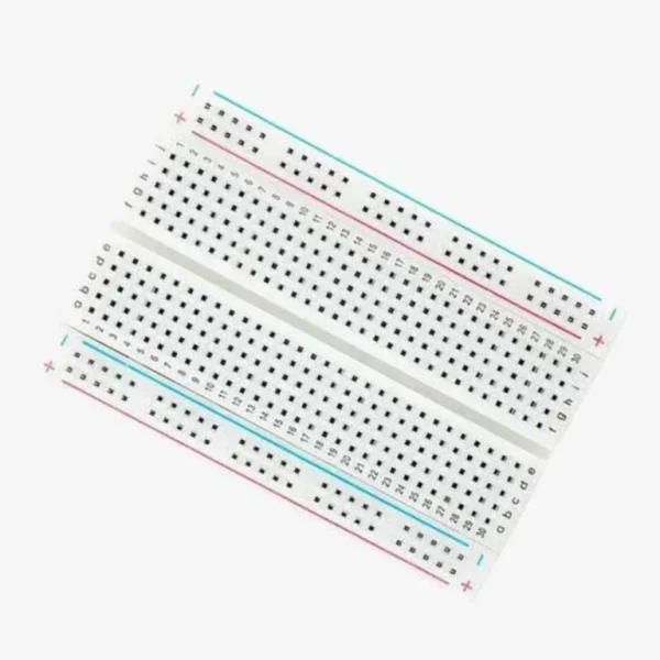 400 Points White Solderless Breadboard – Medium Size