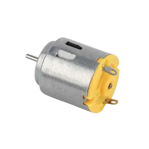 5v High Speed Round DC Motor Yellow Color