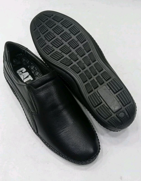 Cat Premium Formal Cut Shoes, Black - 10