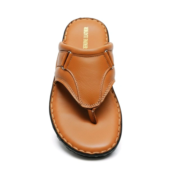 AmburLeather.in Ambur Leather Pandiyan Pride Sandals - 12, Tan