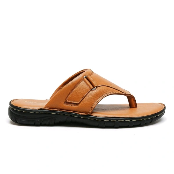 AmburLeather.in Ambur Leather Pandiyan Pride Sandals - 12, Tan