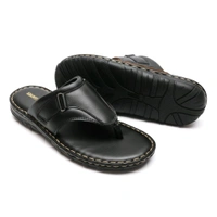 AmburLeather.in Ambur Leather Pandiyan Pride Sandals - 9, Royal Black