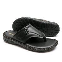 AmburLeather.in Ambur Leather Pandiyan Pride Sandals - 10, Royal Black