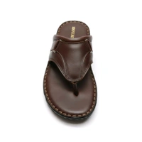 AmburLeather.in Ambur Leather Pandiyan Pride Sandals - 6, Choco Brown