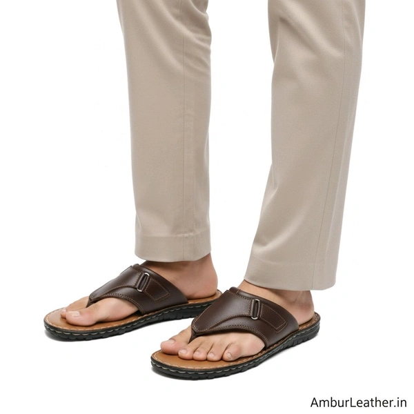 AmburLeather.in Ambur Leather Pandiyan Pride Sandals - 10