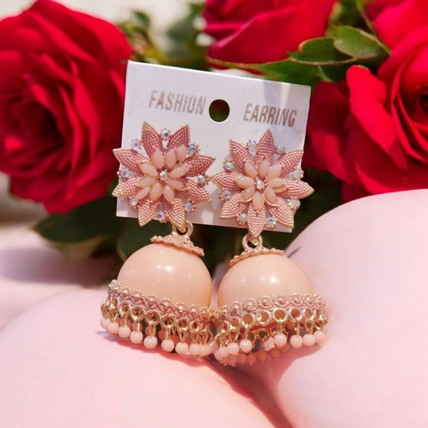 Skb Market Beautiful Jhumka Earrings for Women & Girls | Traditional Ethnic Jewelry for Weddings, Parties & Festive Occasions