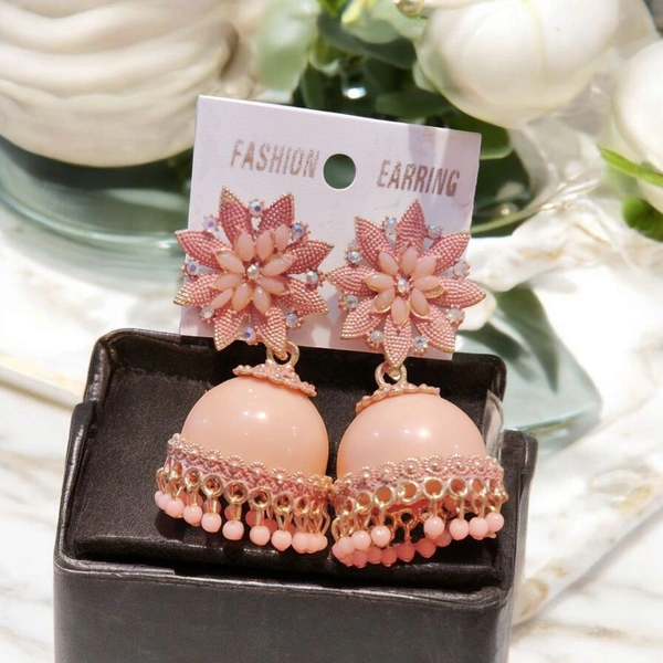 Skb Market Beautiful Jhumka Earrings for Women & Girls | Traditional Ethnic Jewelry for Weddings, Parties & Festive Occasions
